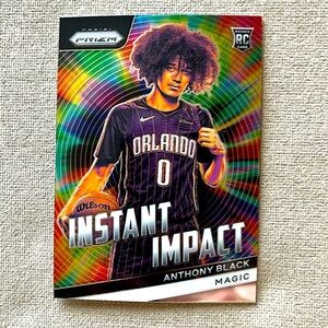 Anthony Black Rookie 2023 Panini Prizm Instant Impact Magic NBA Basketball Card
